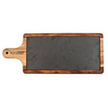 Rustic Farmhouse Slate and Wood Paddle